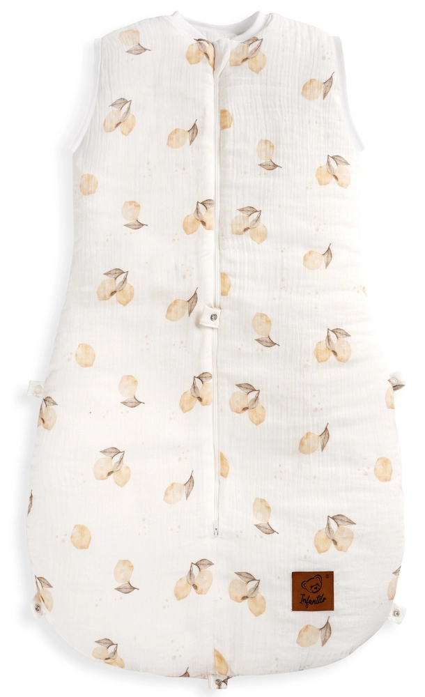 Śpiworek do spania muślinowy PREMIUM ocieplany PRINT