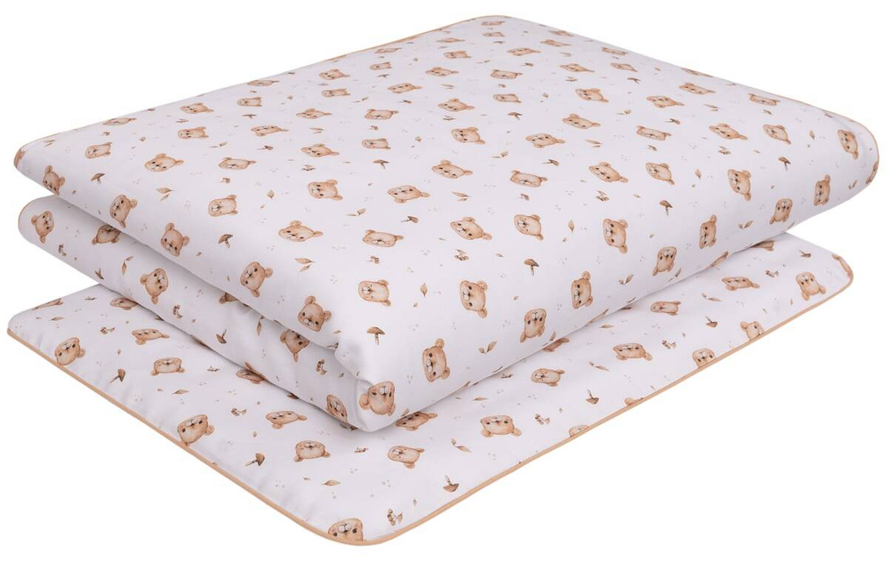 Pościel dziecięca do łóżeczka 120x90cm z wypustką 2elem 