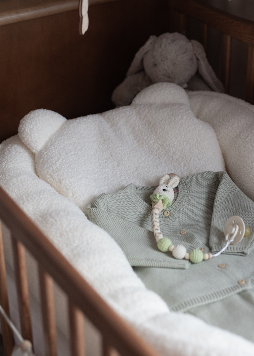 KOKON niemowlęcy BARANEK + poduszka MIŚ