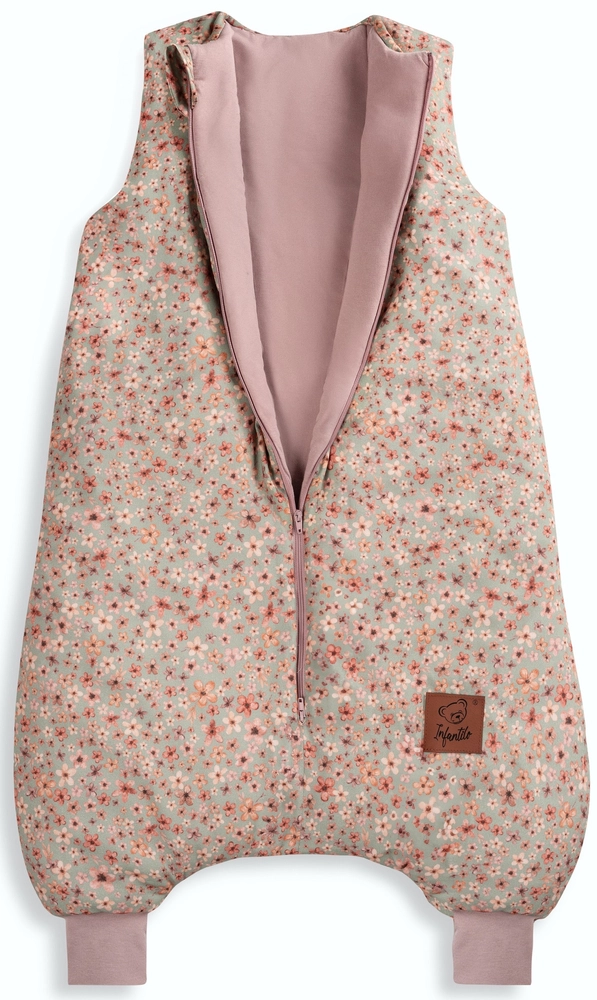 Śpiworek z nogawkami do spania KIDS z bawełny SATYNOWEJ 18-36m