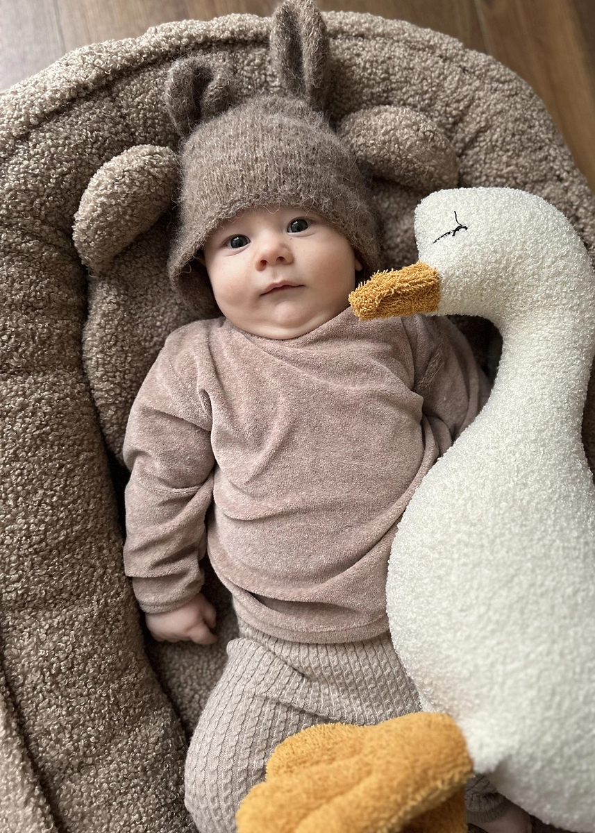 KOKON niemowlęcy BARANEK + poduszka MIŚ