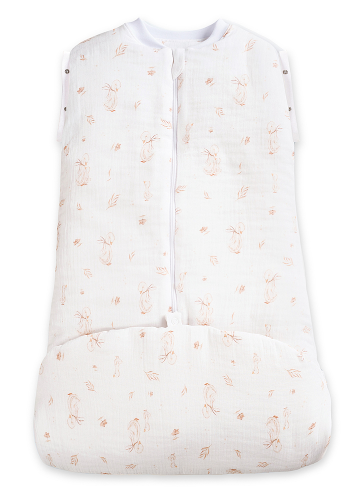 Śpiworek do spania muślinowy PREMIUM ocieplany PRINT