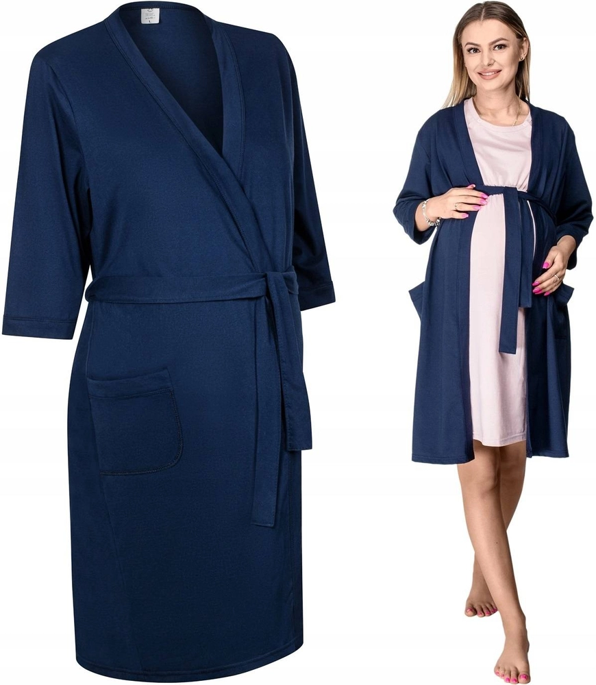 Szlafrok ciążowy LUNA rozm. XL