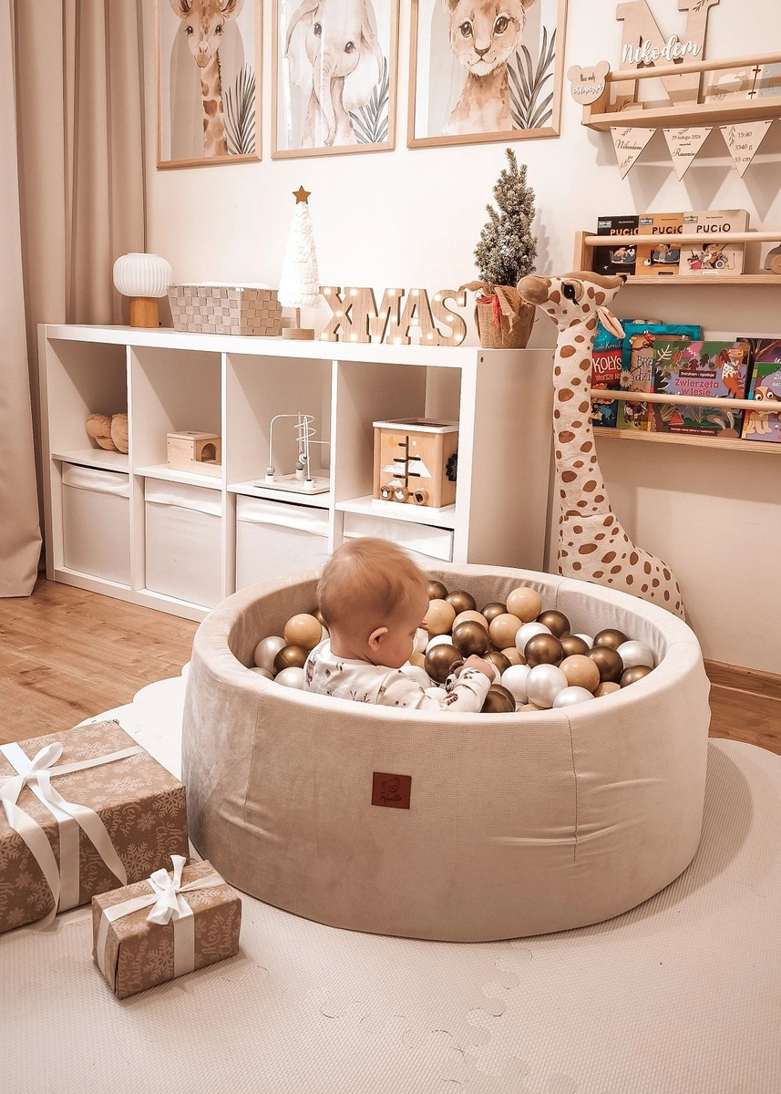 Suchy basen z kulkami VELVET