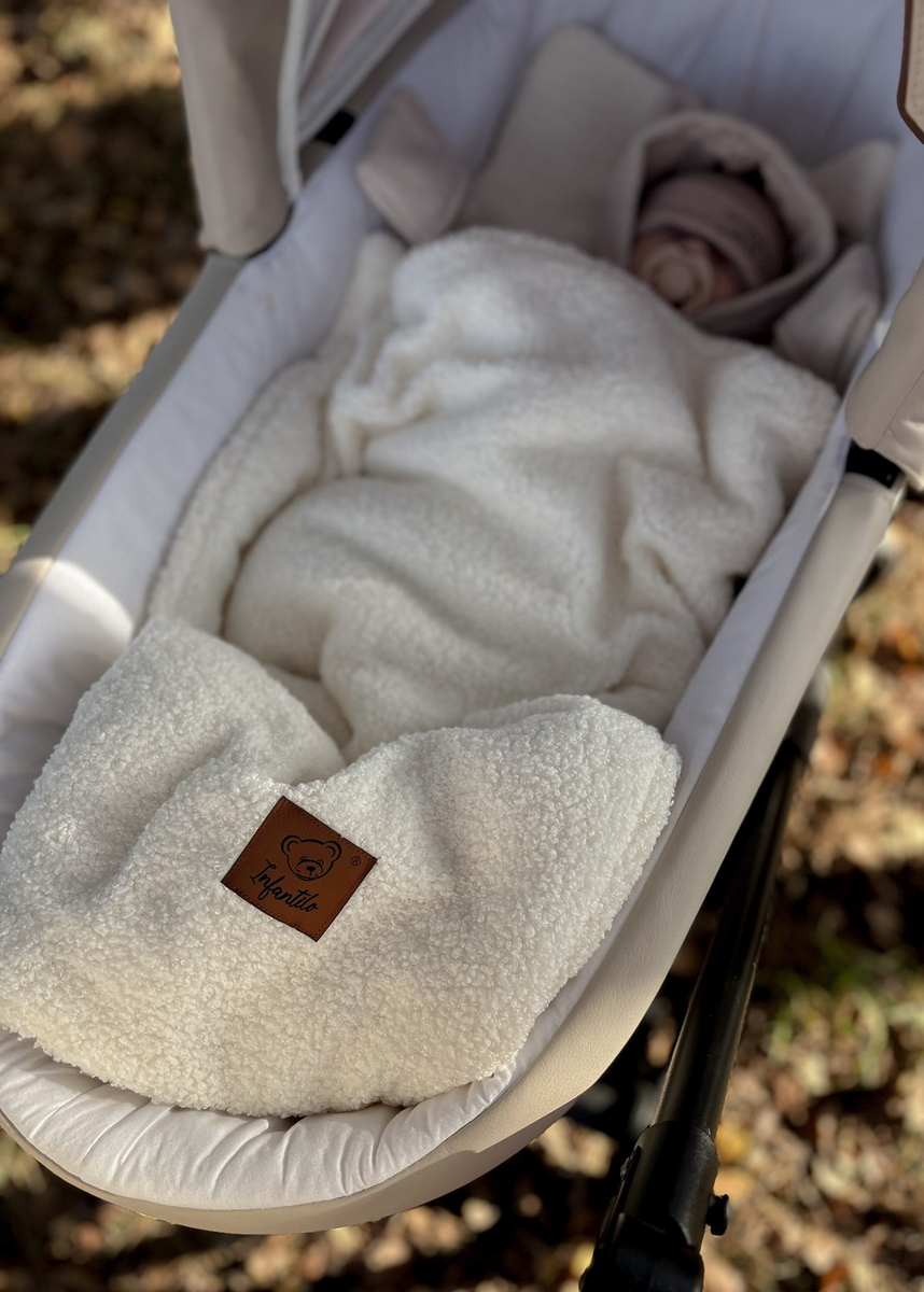 Pościel do wózka ocieplana BARANEK boucle