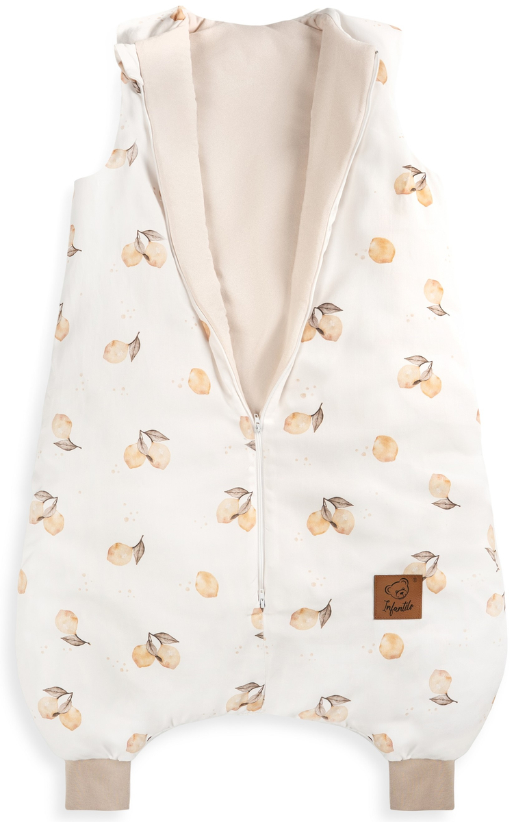 Śpiworek z nogawkami do spania KIDS z bawełny SATYNOWEJ 18-36m