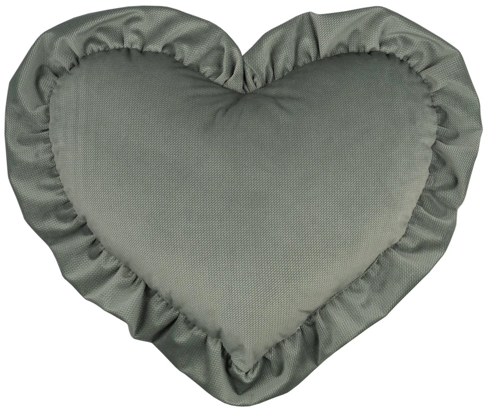 Poduszka dekoracyjna SERCE z falbanką VELVET