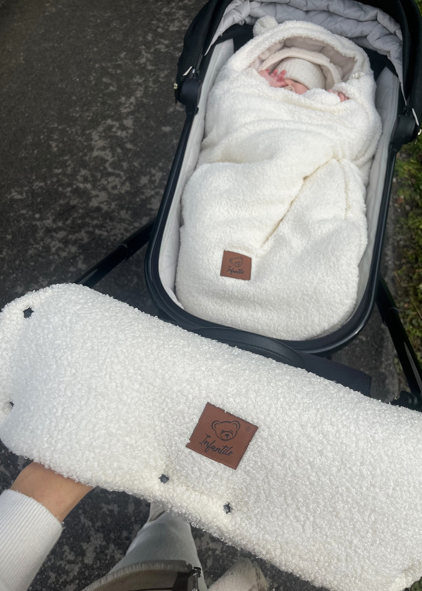 Mufka do wózka BARANEK boucle