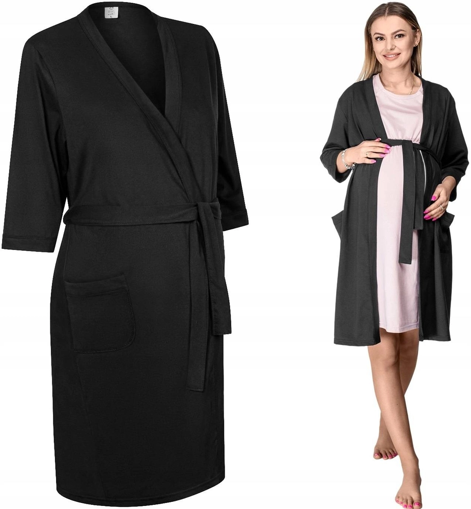 Szlafrok ciążowy LUNA rozm. XXL