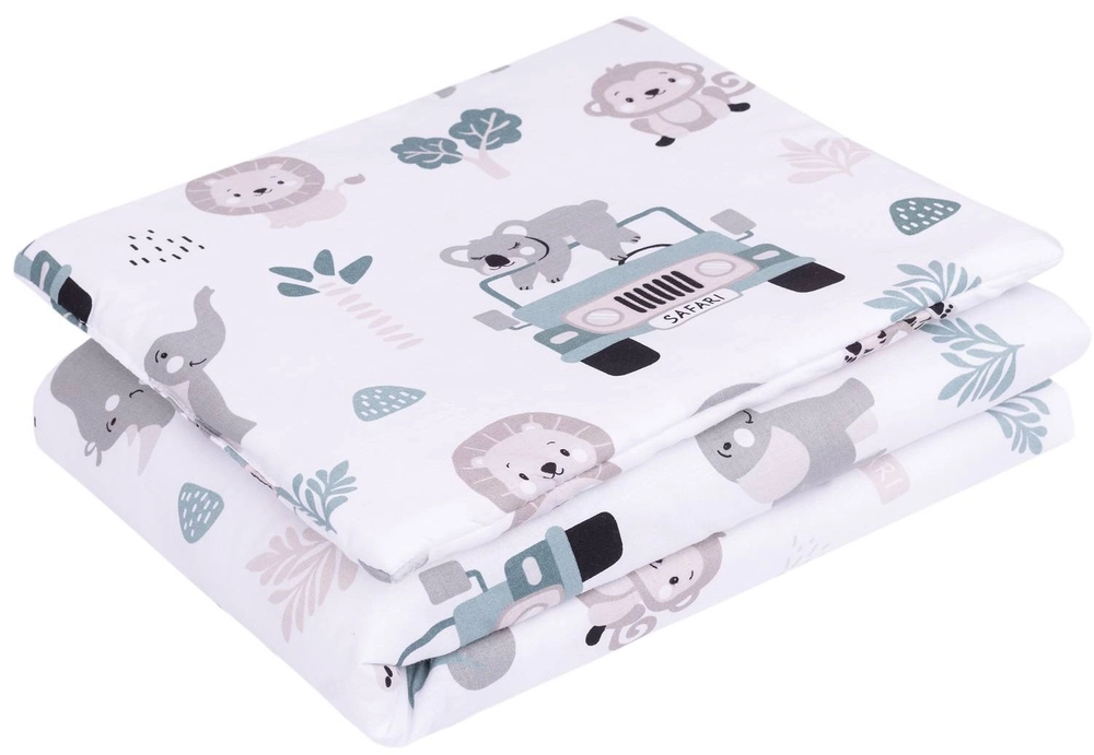 Komplet do wózka bawełniany