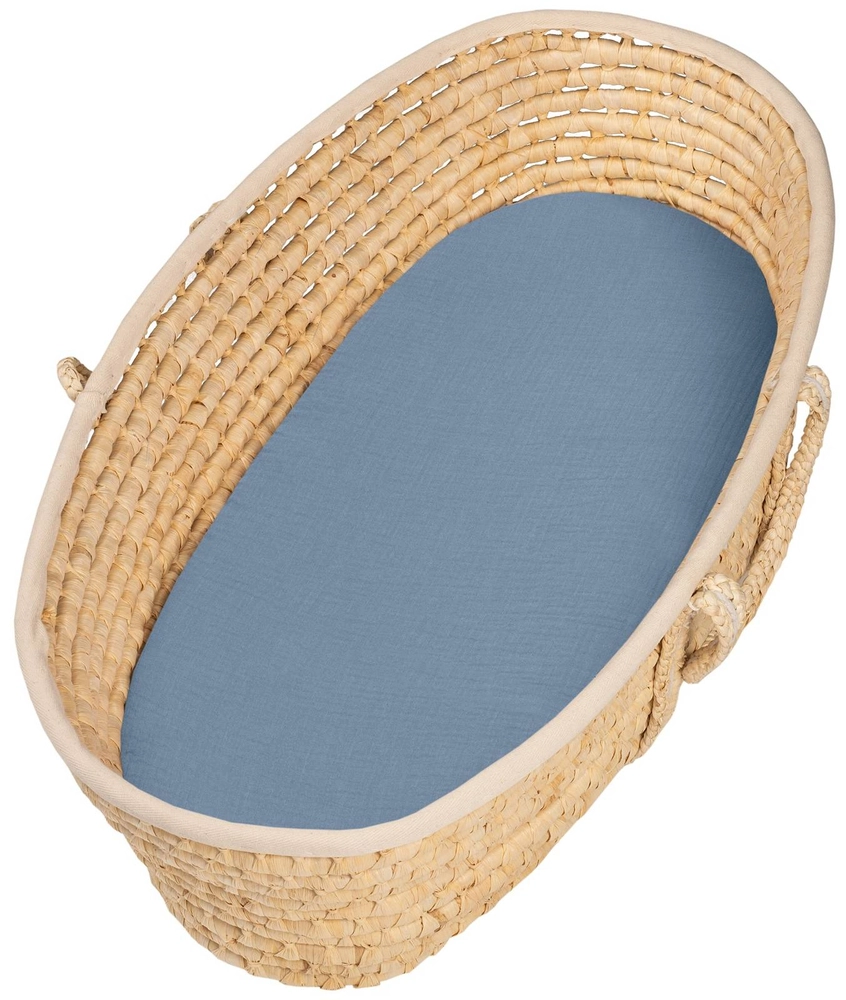 Prześcieradło do wózka gondoli muślinowe z gumką