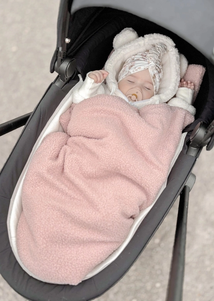 Pościel do wózka ocieplana BARANEK boucle
