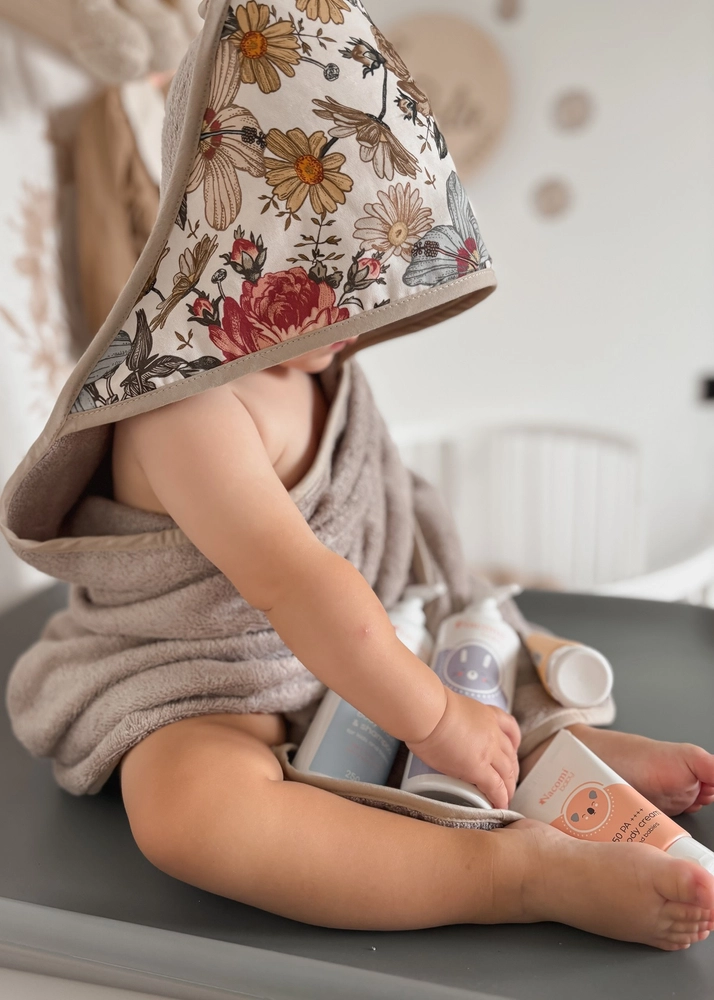 Okrycie kąpielowe BAMBUSOWE 100x100cm