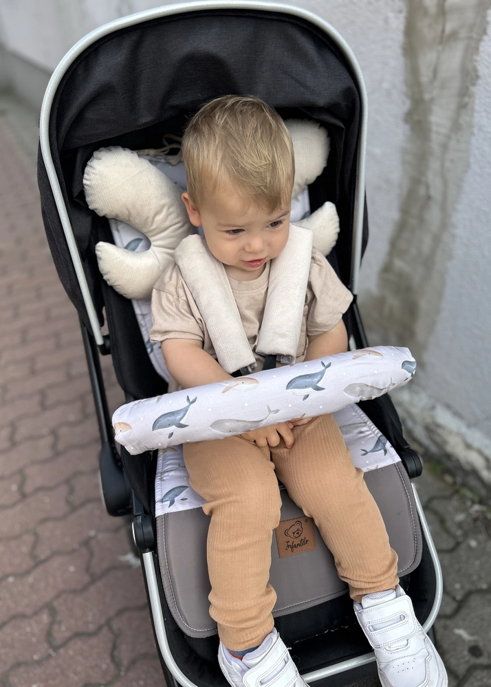 Wkładka do wózka VELVET - ZESTAW