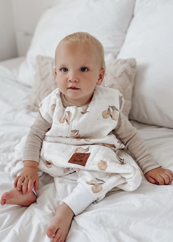 Śpiworek do spania muślinowy z nogawkami KIDS SOFT light 