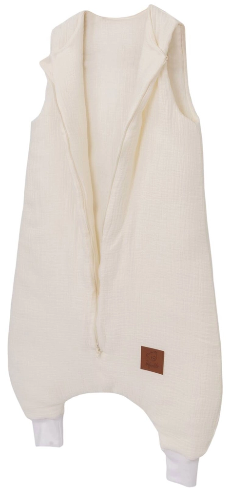 Śpiworek do spania muślinowy z nogawkami KIDS SOFT ocieplany