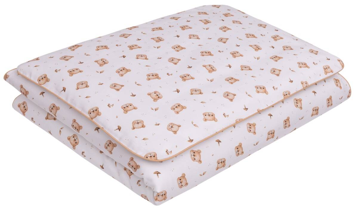 Pościel dziecięca do łóżeczka 120x90cm z wypustką 2elem 