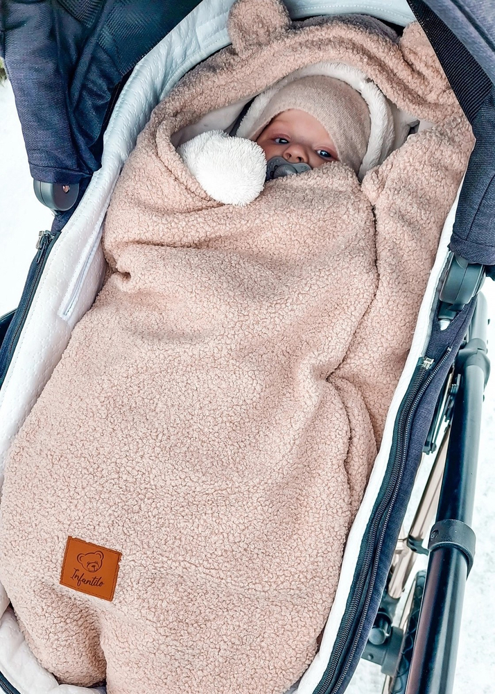 Śpiworek do wózka i fotelika BARANEK BOUCLE