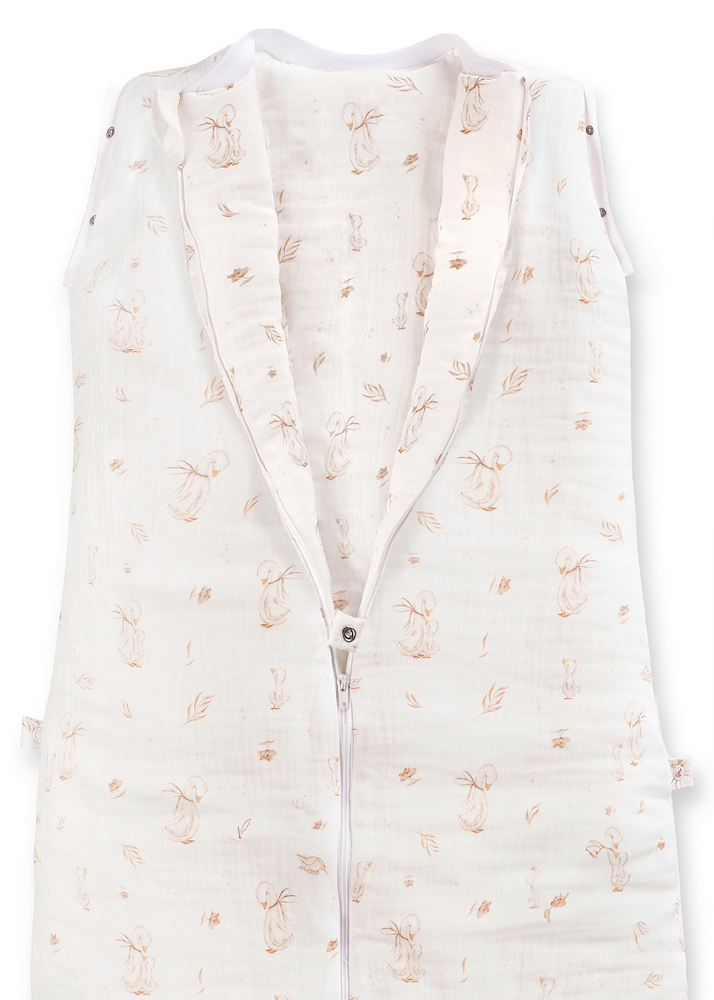 Śpiworek do spania muślinowy PREMIUM ocieplany PRINT