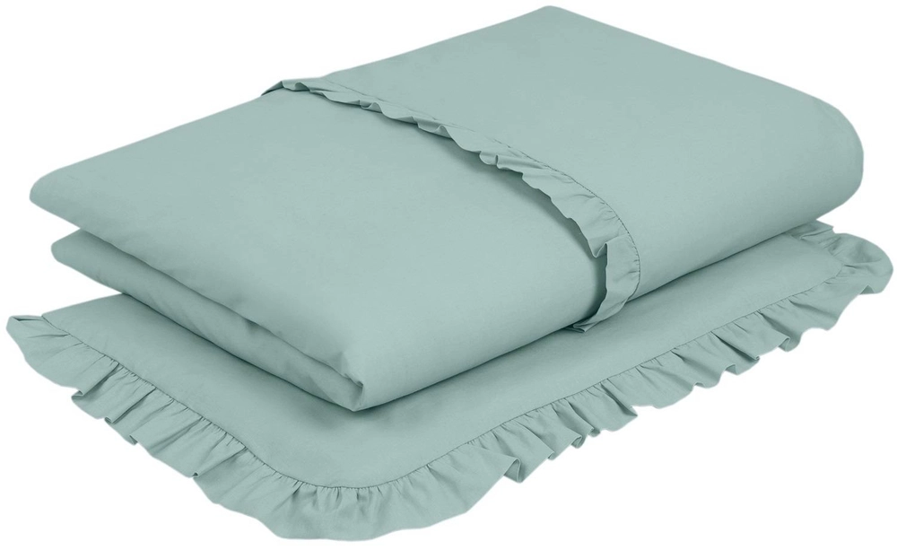 Pościel bawełniana 2-elementowa 120x90cm Z FALBANKĄ