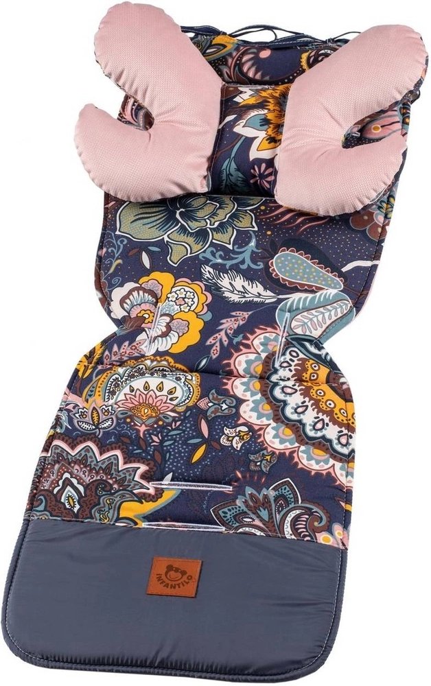 Wkładka do wózka VELVET + poduszka Motylek