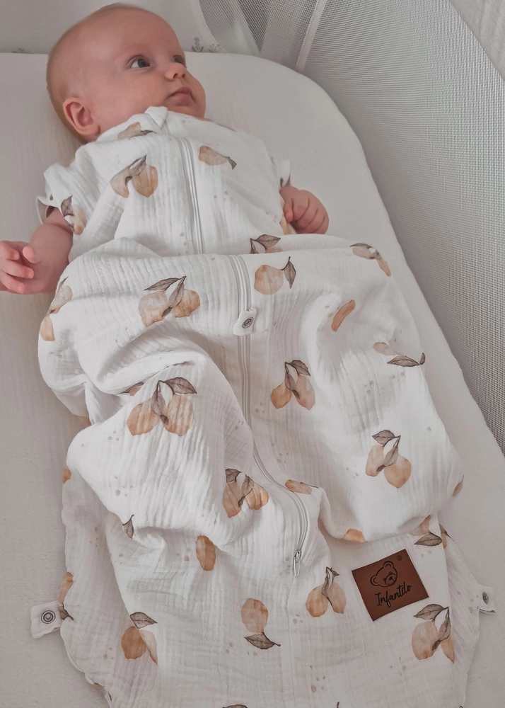 Śpiworek do spania muślinowy PREMIUM light PRINT
