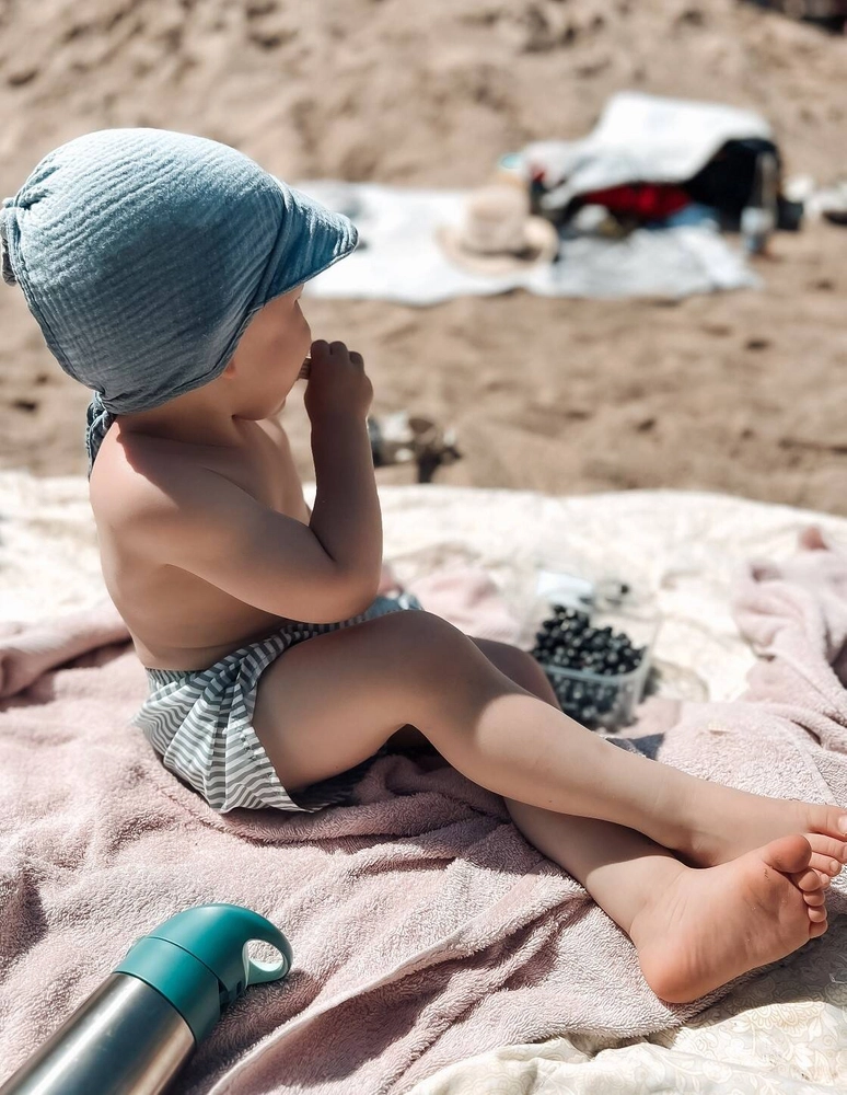 Chusteczka na głowę z daszkiem MUŚLIN