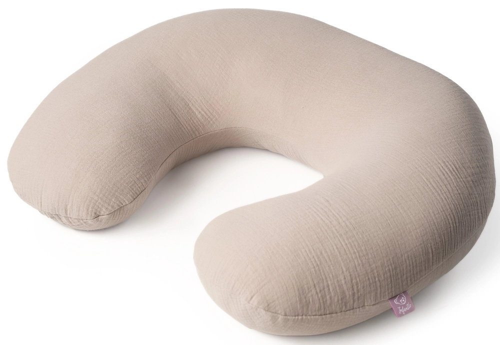 Poduszka do karmienia rogal MUŚLINOWY