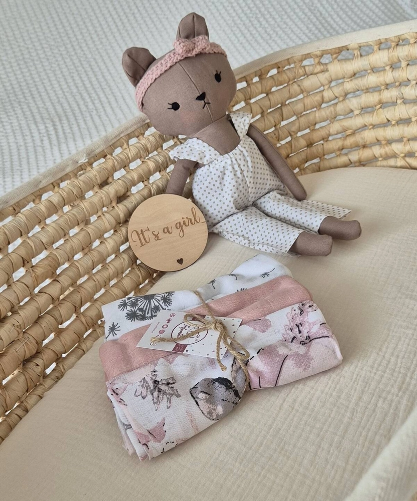 Pieluszki muślinowe 70x80cm - 3-PAK