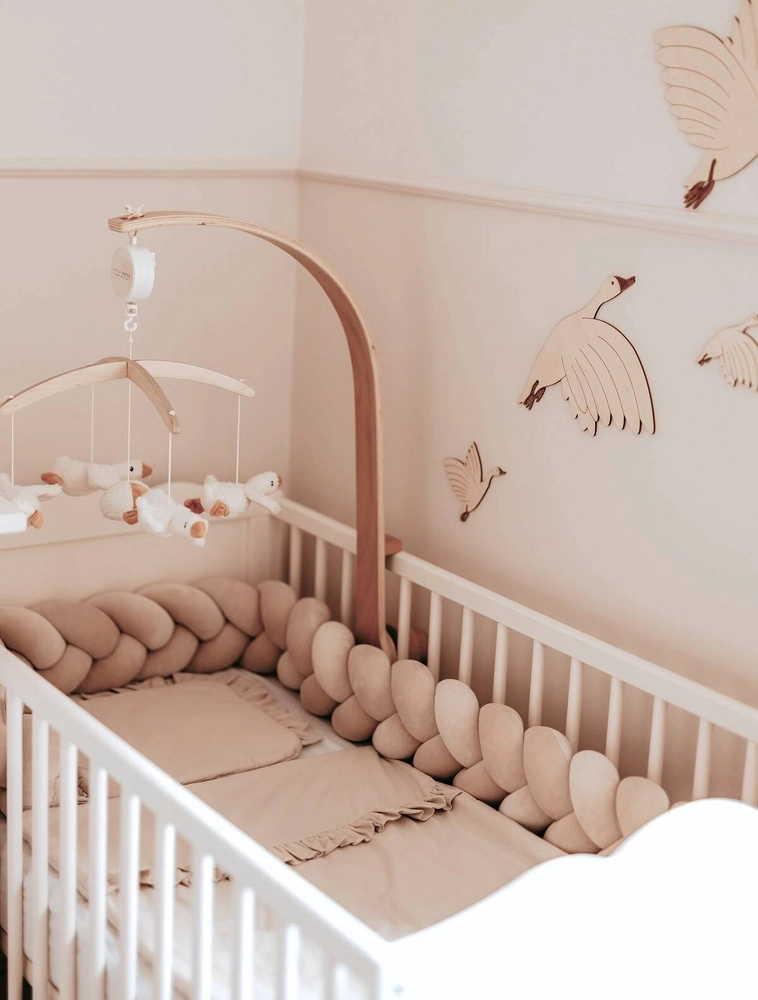 Pościel bawełniana 2-elementowa 120x90cm Z FALBANKĄ