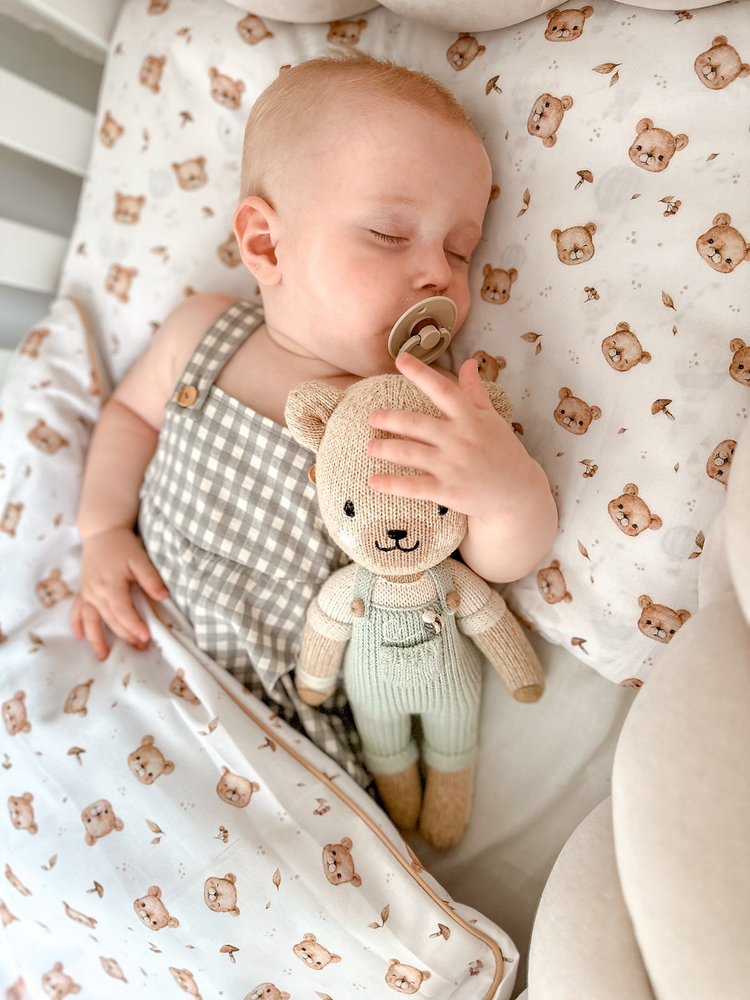 Pościel dziecięca do łóżeczka 120x90cm z wypustką 2elem 