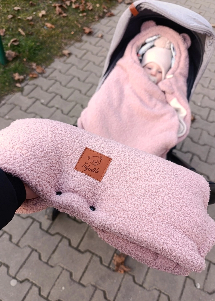 Mufka do wózka BARANEK boucle