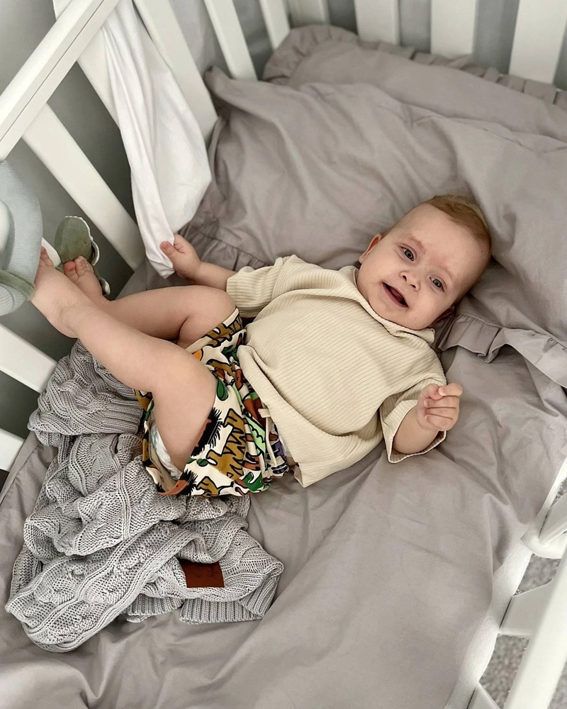 Pościel bawełniana 2-elementowa 100x135cm Z FALBANKĄ