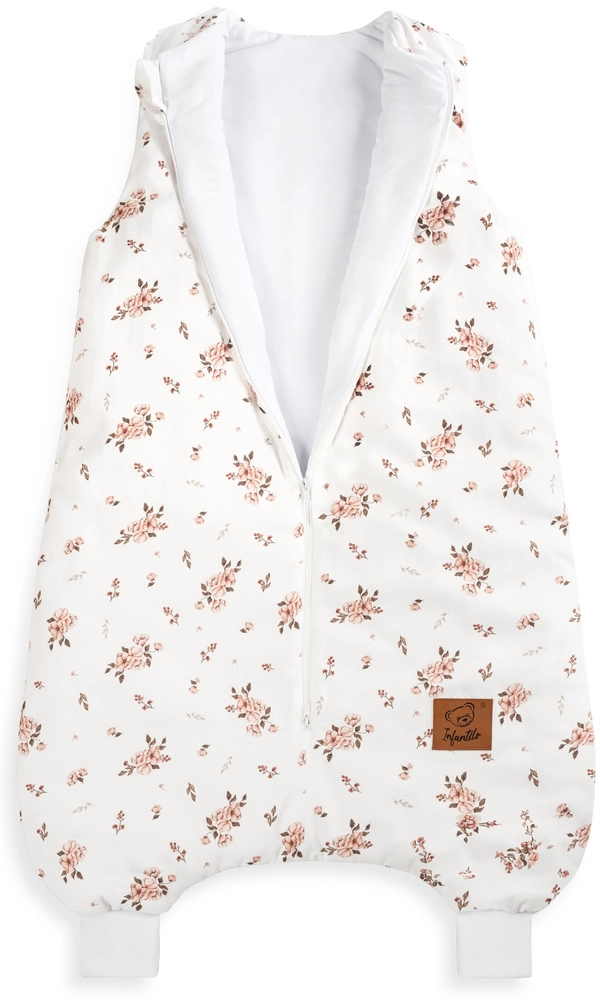 Śpiworek z nogawkami do spania KIDS z bawełny SATYNOWEJ 18-36m