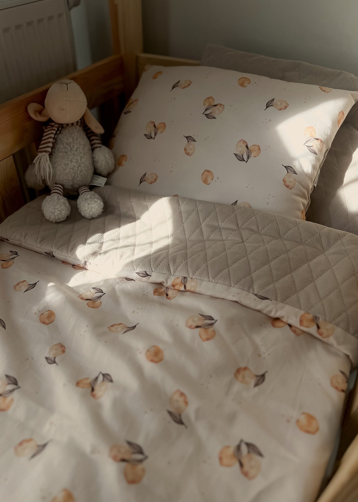 Koc przedszkolaka VELVET 100x135 + poduszka i worek