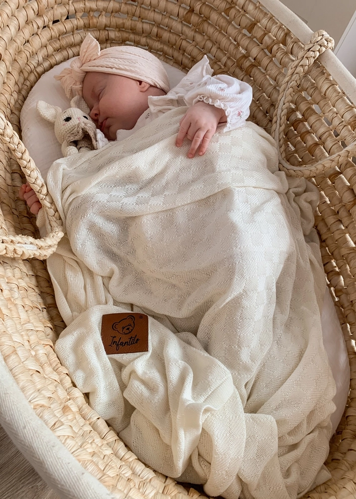 Kocyk bambusowy TINY BAMBOO 100x120cm