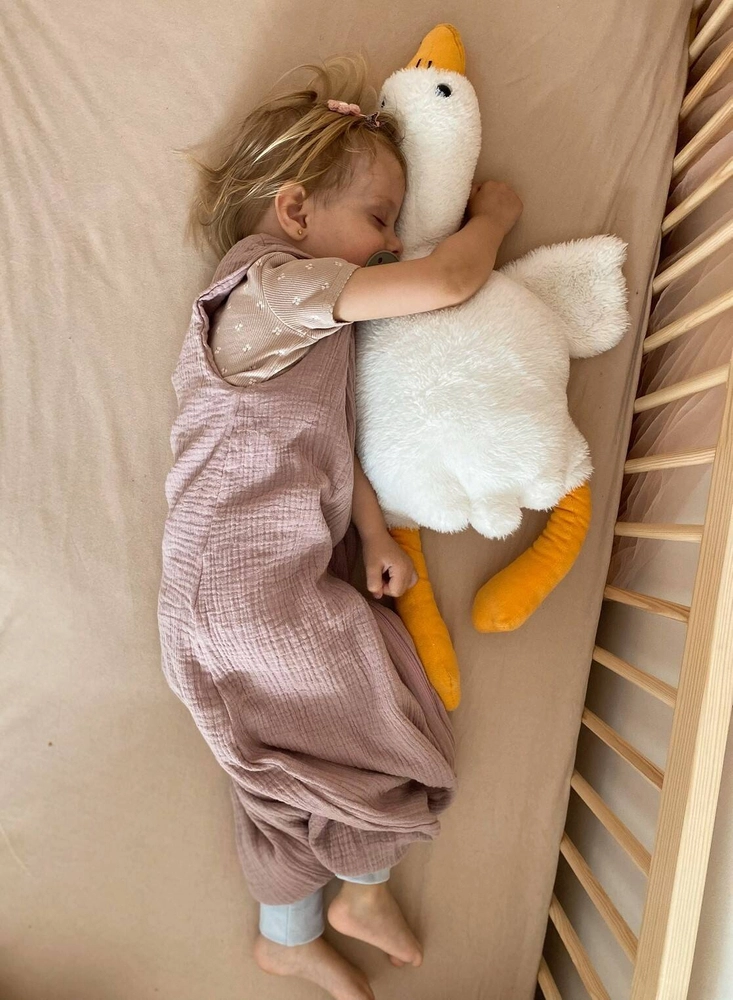 Śpiworek do spania muślinowy z nogawkami KIDS SOFT LIGHT