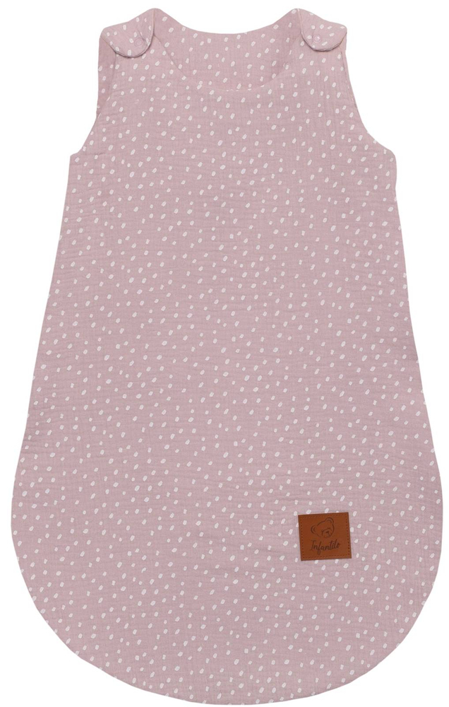 Śpiworek do spania muślinowy lekki LIGHT BABY SOFT DOTS