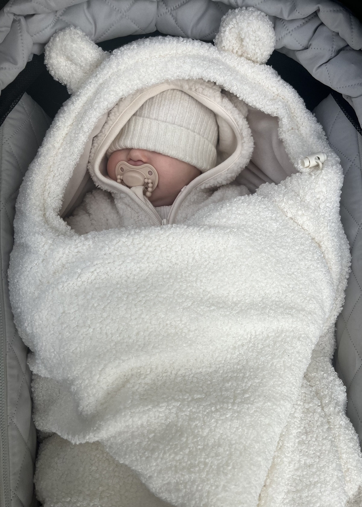 Śpiworek do wózka i fotelika BARANEK BOUCLE