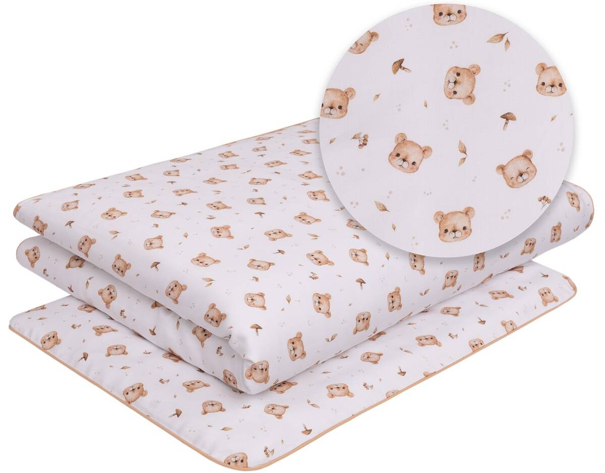 Pościel dziecięca do łóżeczka 120x90cm z wypustką 2elem 