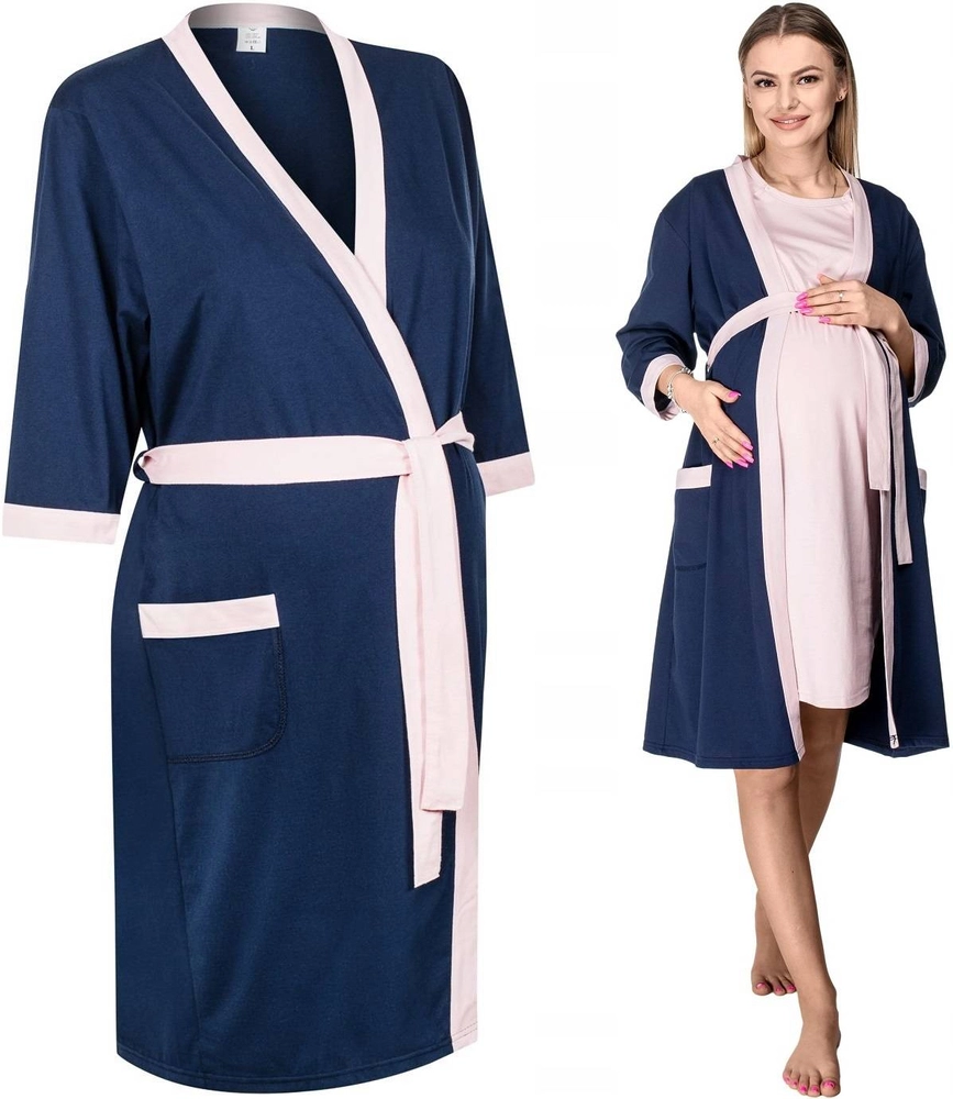 Szlafrok ciążowy LUNA rozm. XL